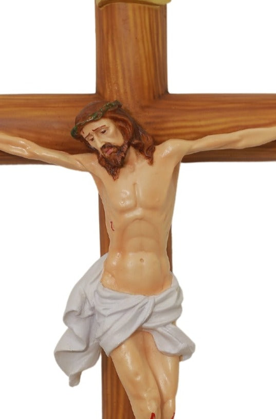 Crucifix 27 Inch | Large Religious Art | Shop Now