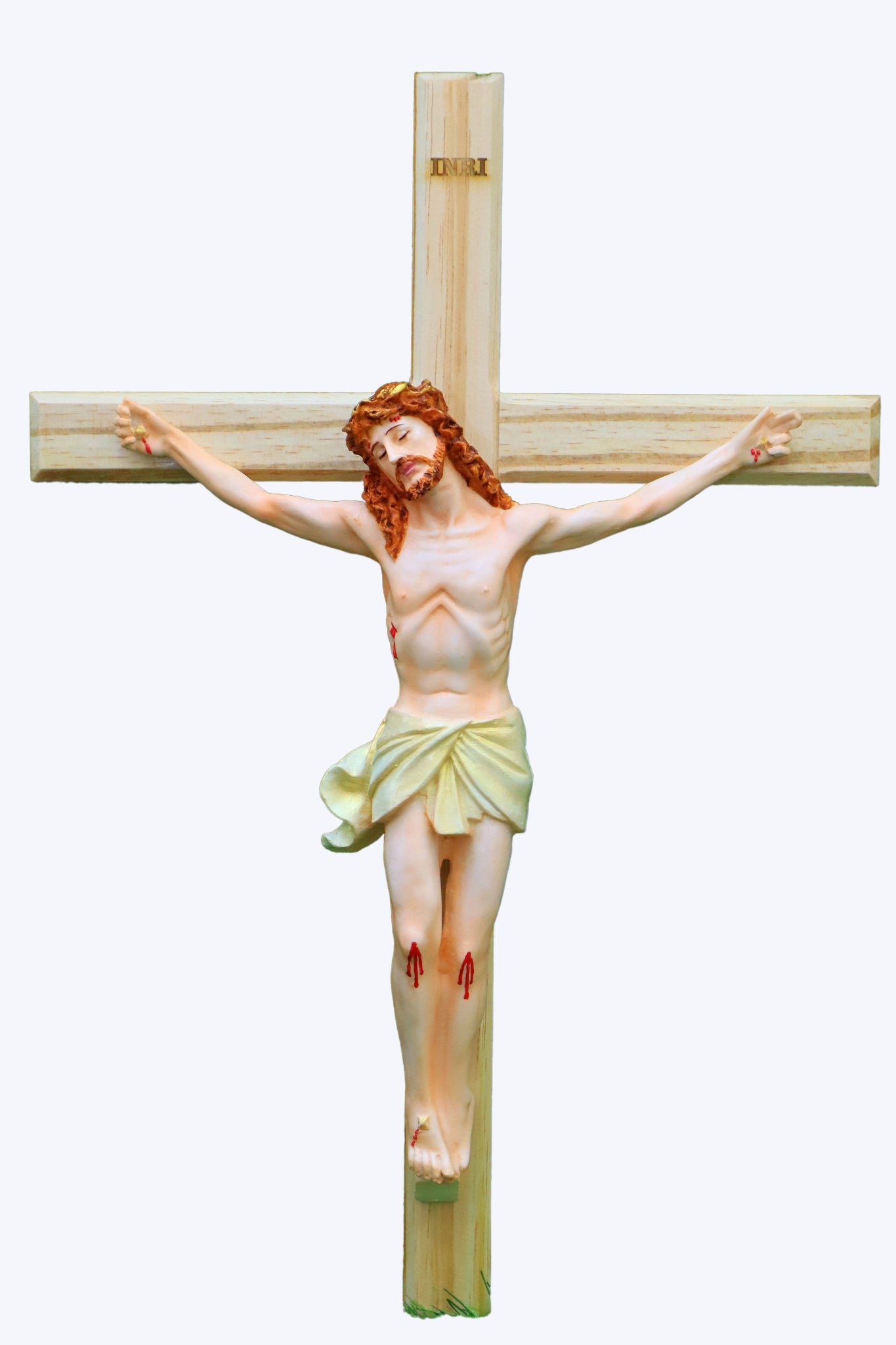 Crucifix 18 Inch Statue - Made of Polymarble | Shop Now
