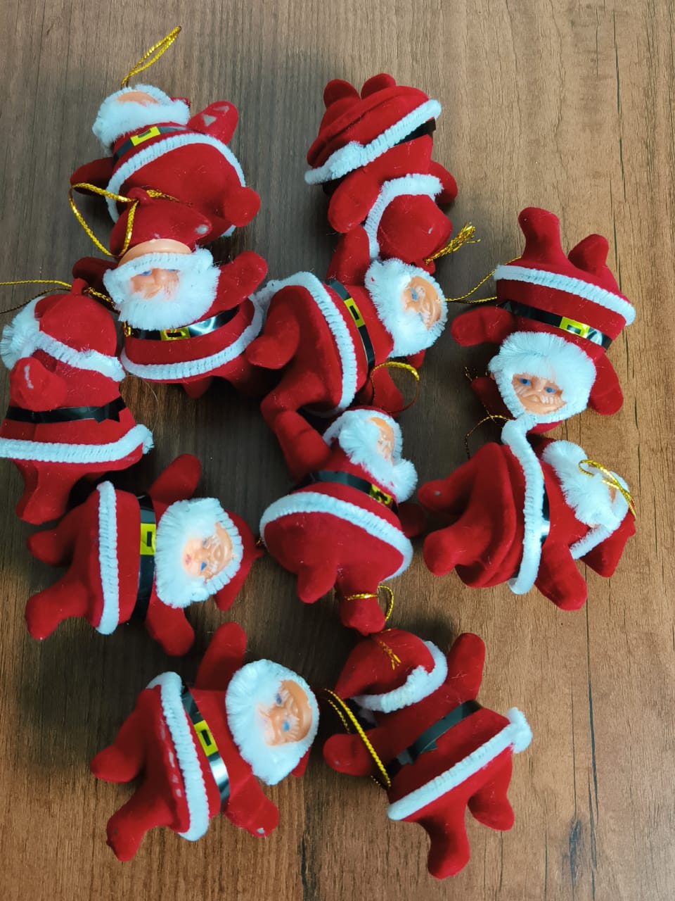 Santa Claus Hanging Mobile - 10 Inch Handmade Danish Flensted Mobile For Christmas Decor