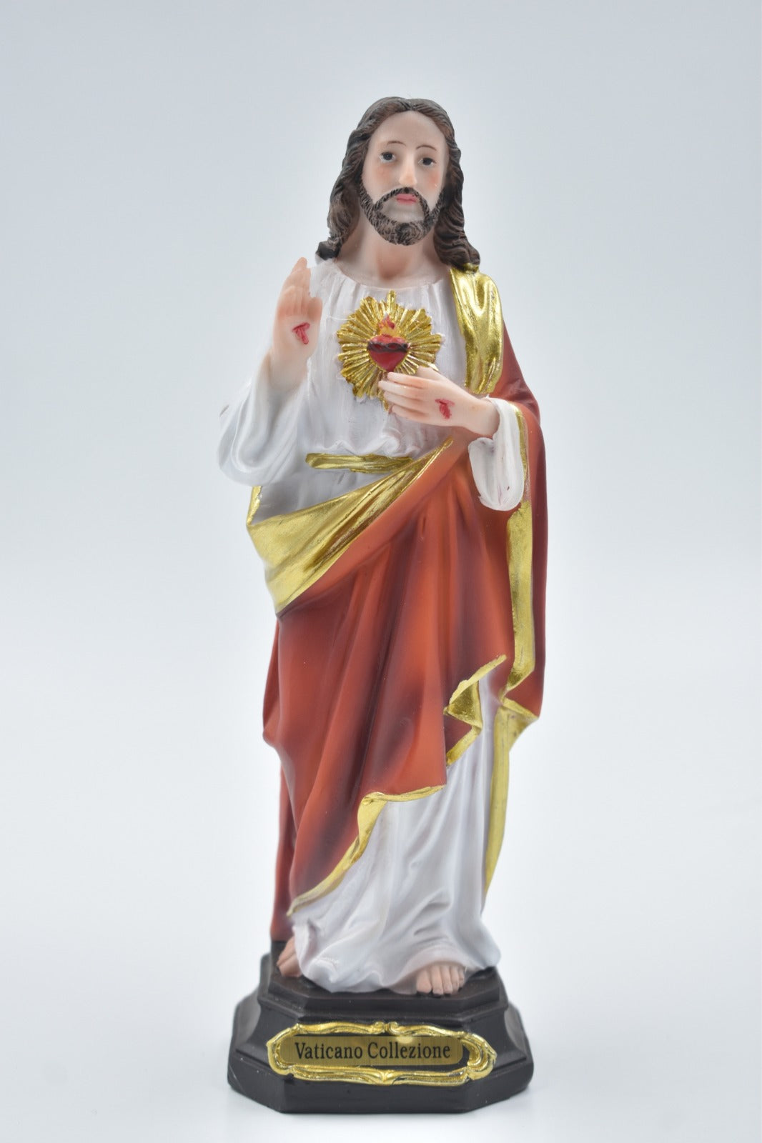 Sacred Heart Jesus 8 Inch Statue - Beautifully Crafted Religious Art