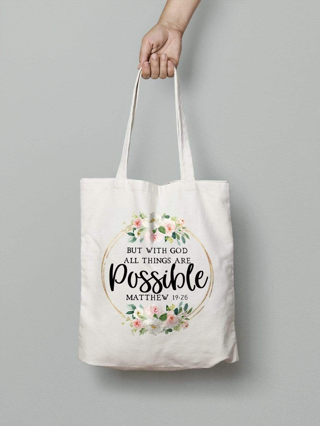 Living Words All things possible - Tote Bag