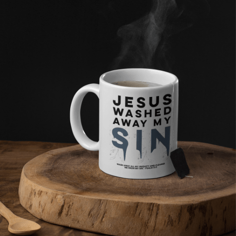 Living Words Jesus washed away my sin