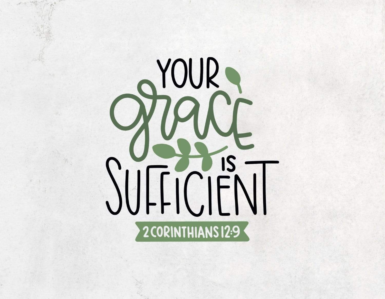 Living Words My grace is sufficient - Sipper Bottle