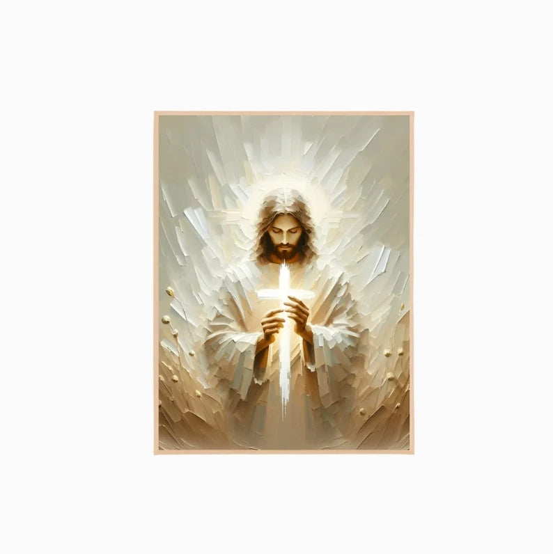 Pray With Jesus - CMA7 - 12inch x 18inch - Sale