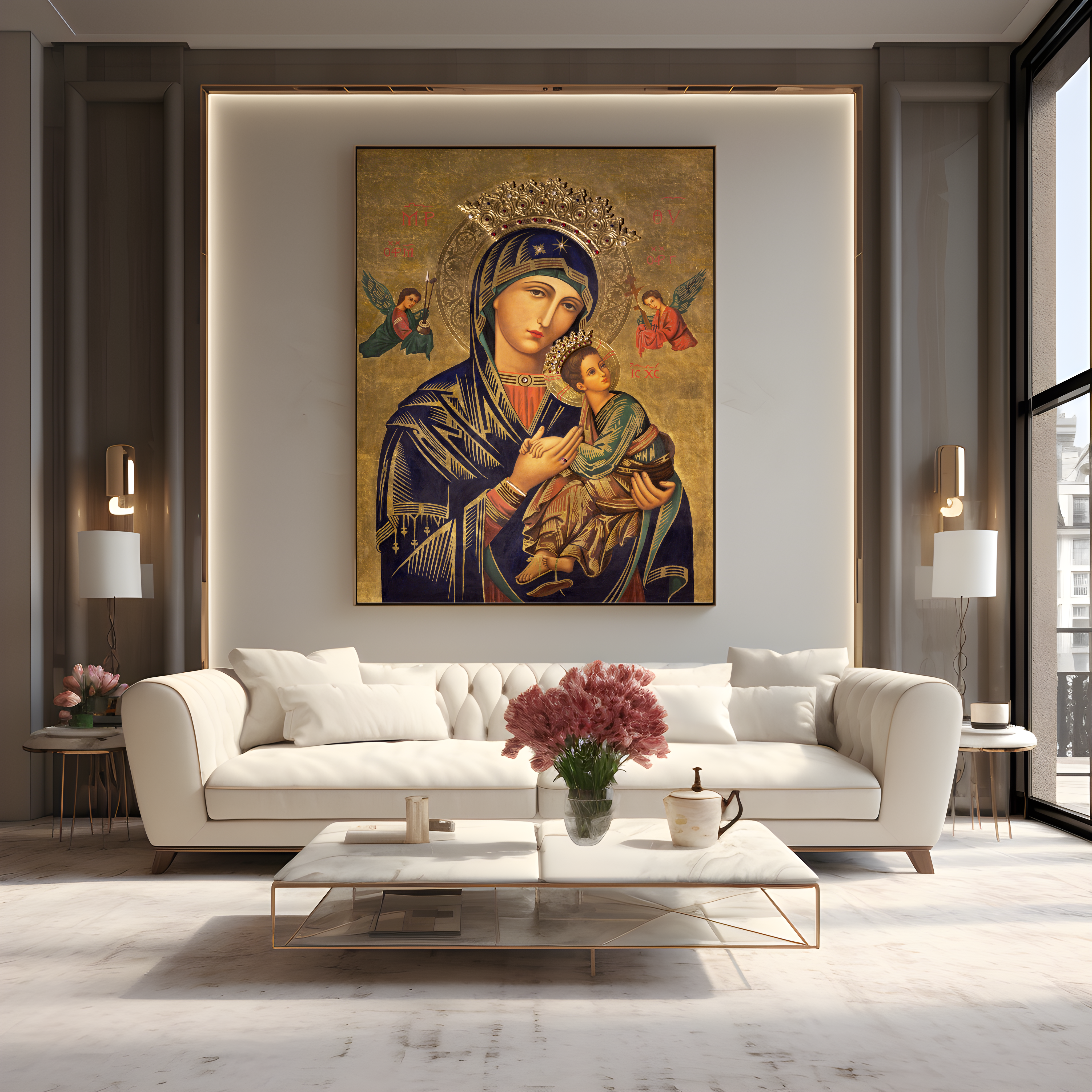 Mother Mary MP3 Canvas Floater