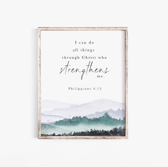 I can do all things through Christ-Budget Frame-WD1140