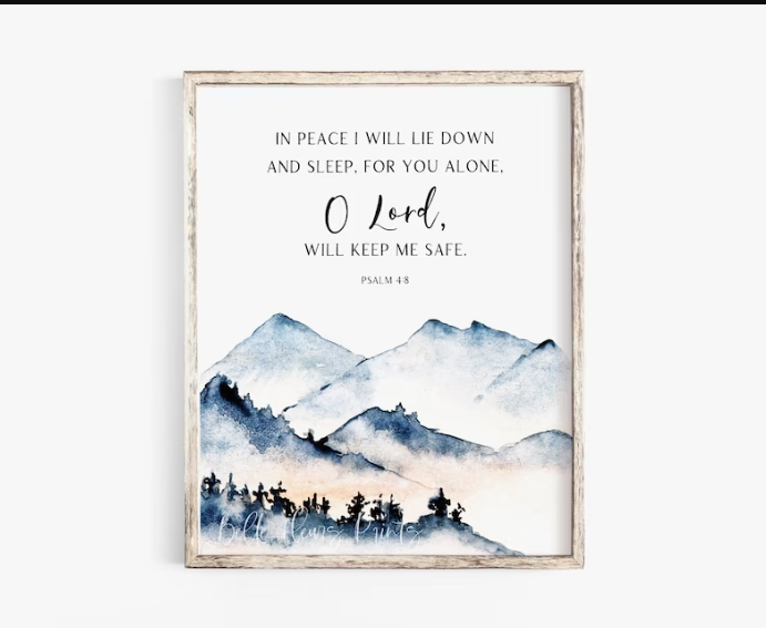 You Alone, O Lord, Will Keep Me Safe-Budget Frame-WD1145