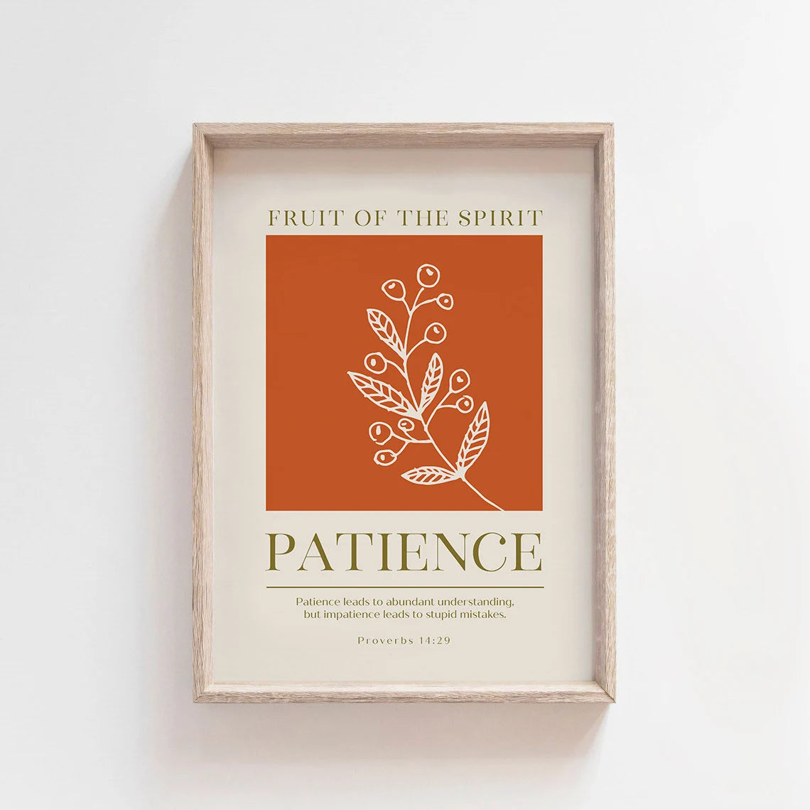 Fruit of the Spirit : Patience