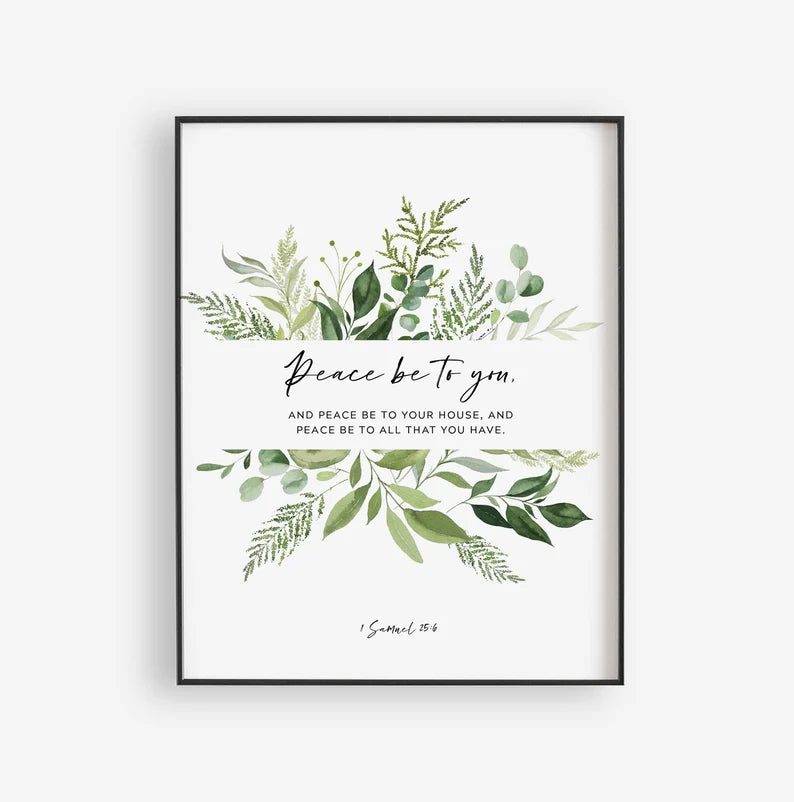 Peace Be To You-Budget Frame-Sale- 12Inch x 18Inch