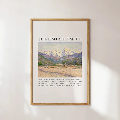 Jeremiah 29:11 Trust God's Plan: 