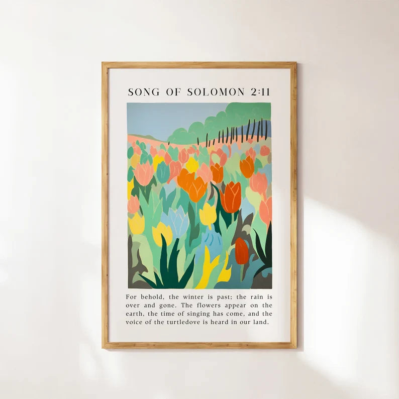 Song of Solomon Springtime Tulips