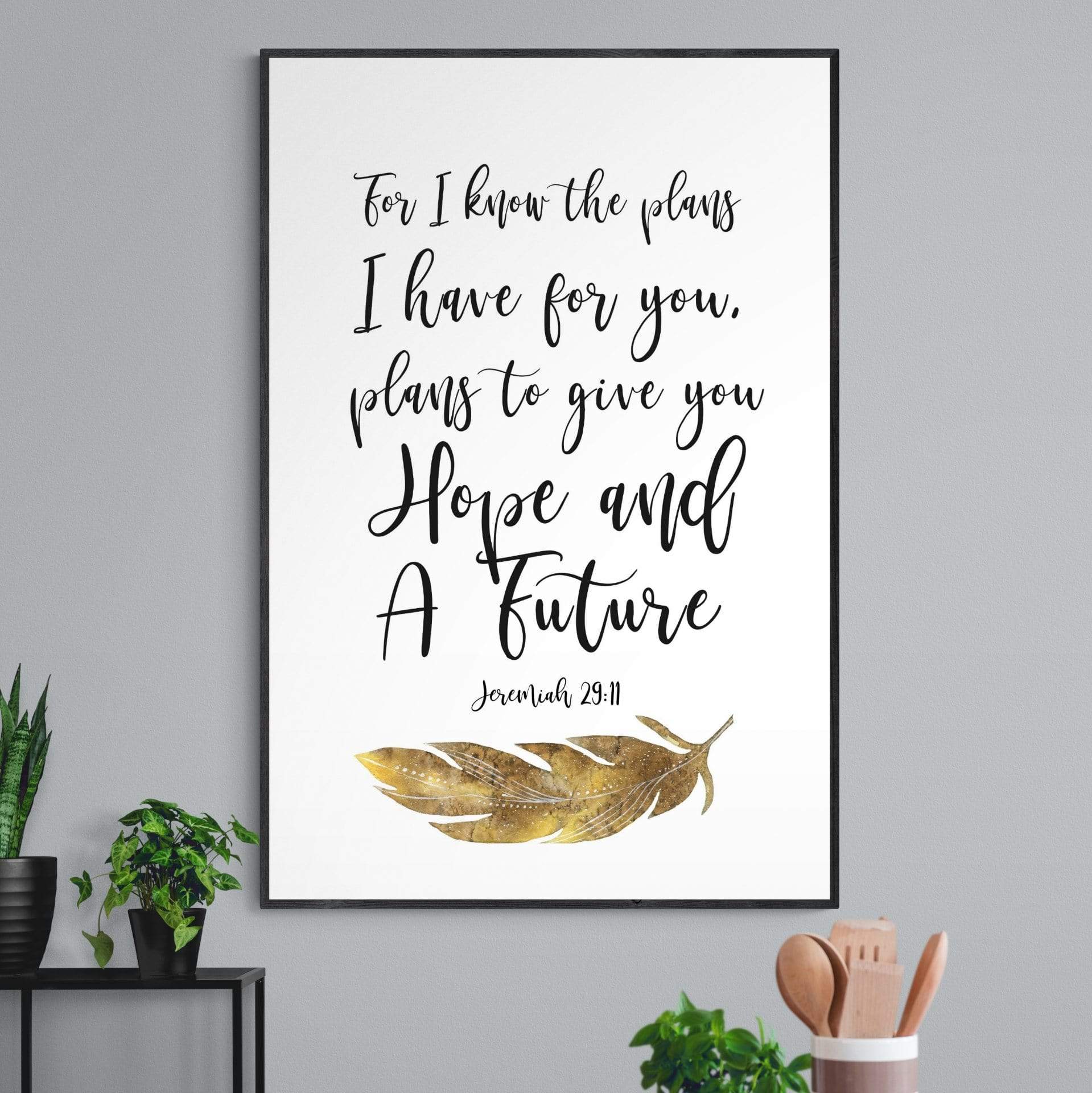 Living Words Wall Decor For I know the plans