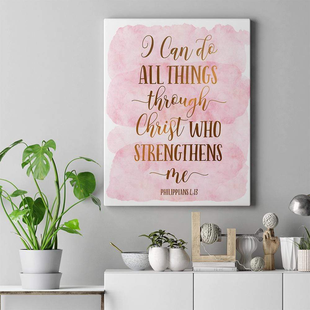 I can do all things - WD1058 - 12 inches X 15 Inches - Sale