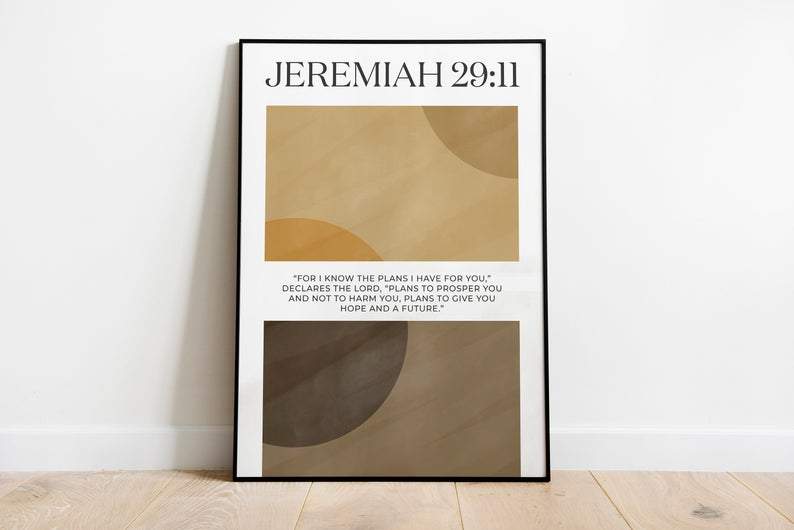 Living Words Wall Decor Jeremiah 29:11