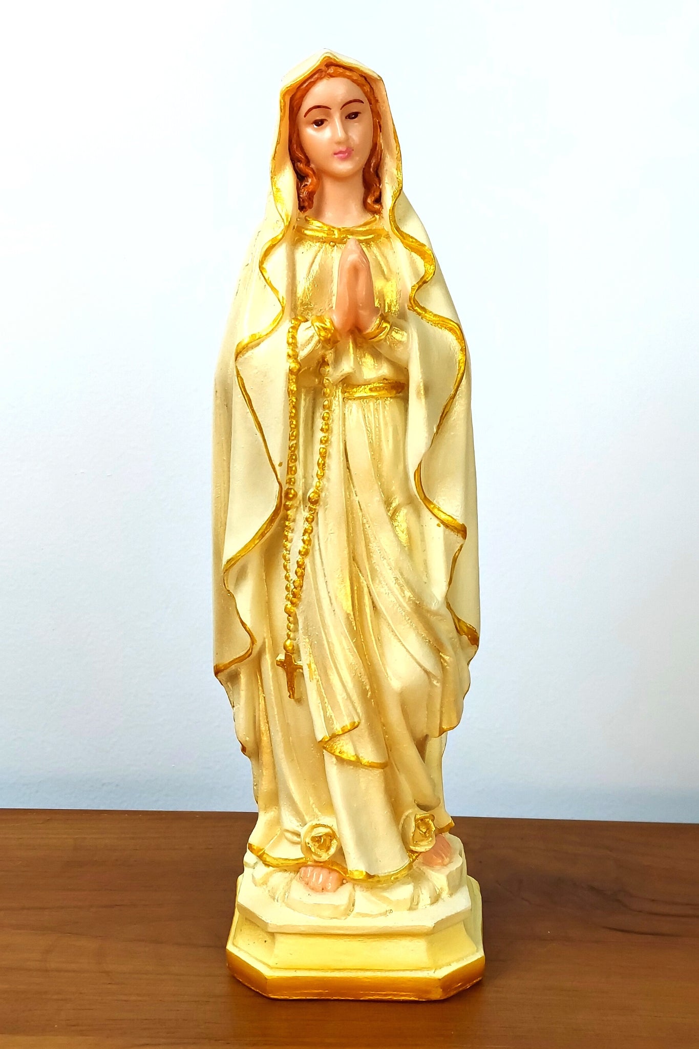Lady of Lourdes 12 Inch - A Beautiful Reminder of Faith | Living Words