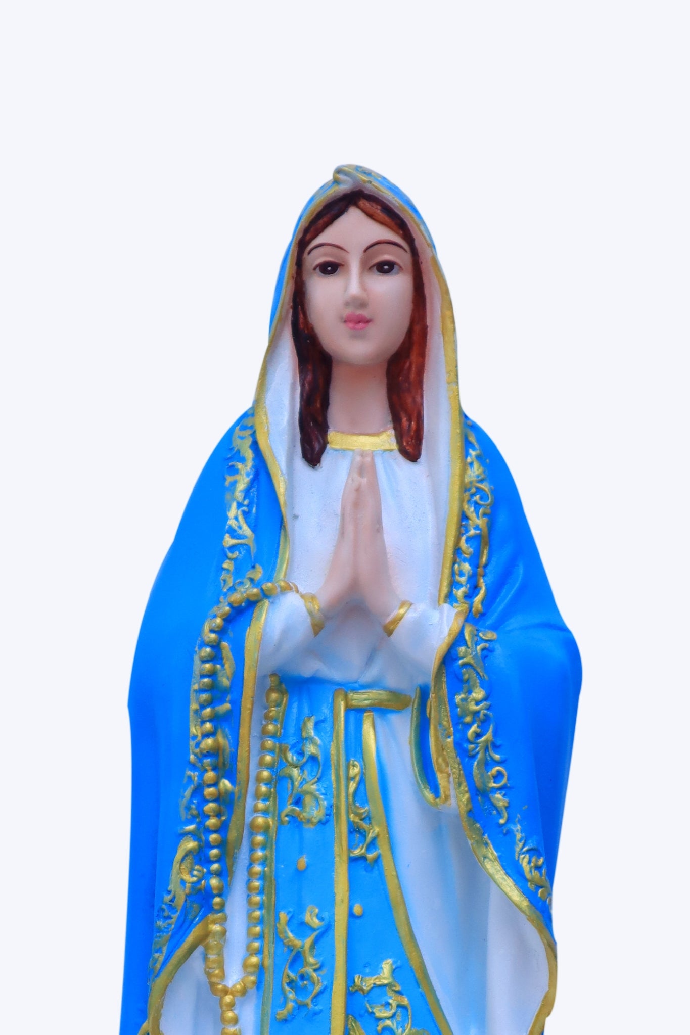 Lady of Lourdes Statue - 18 Inch | Poly Marble Material | Living Words