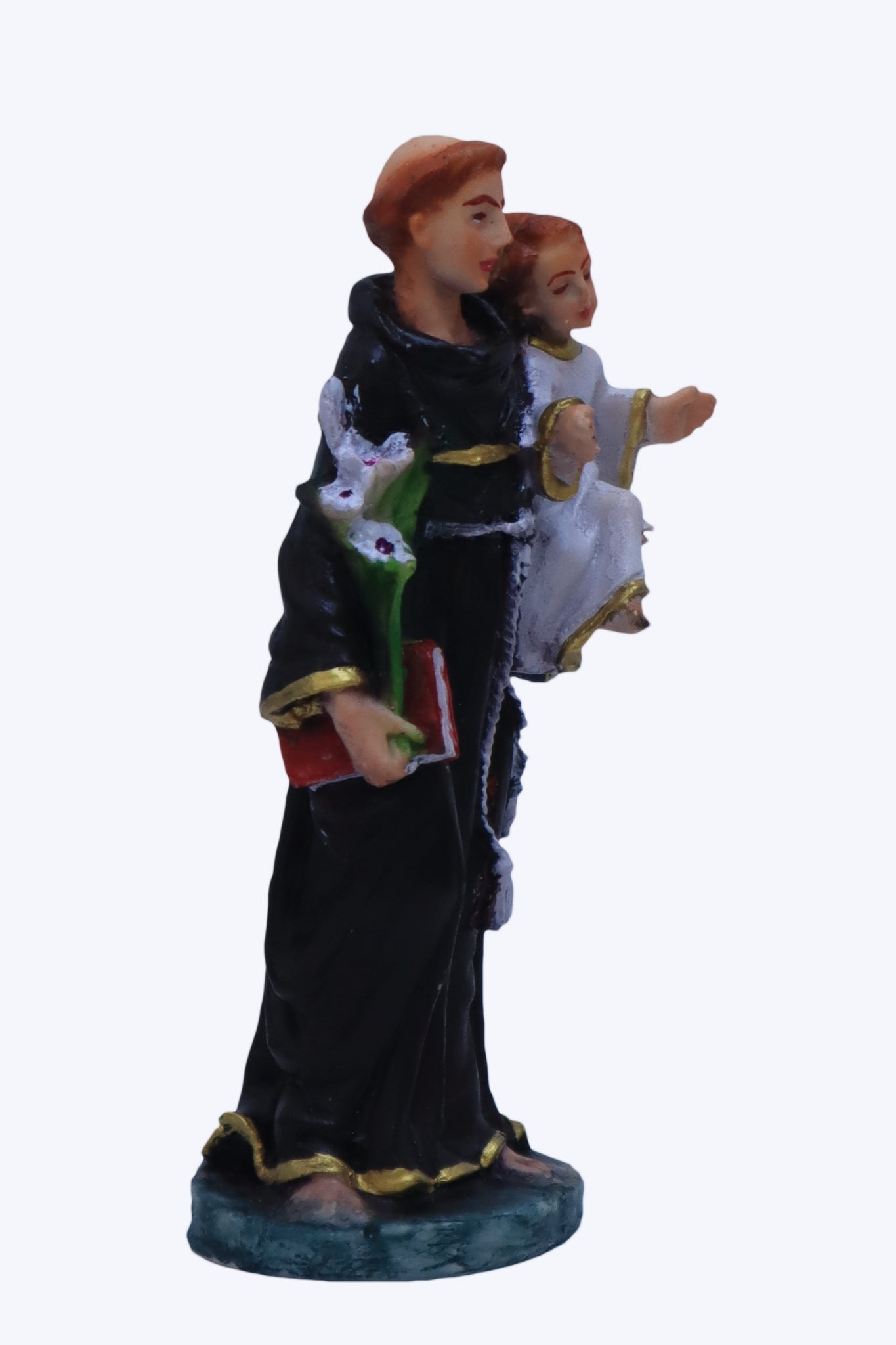 St. Anthony Statue - 6 Inch | Poly Marble Material | Living Words