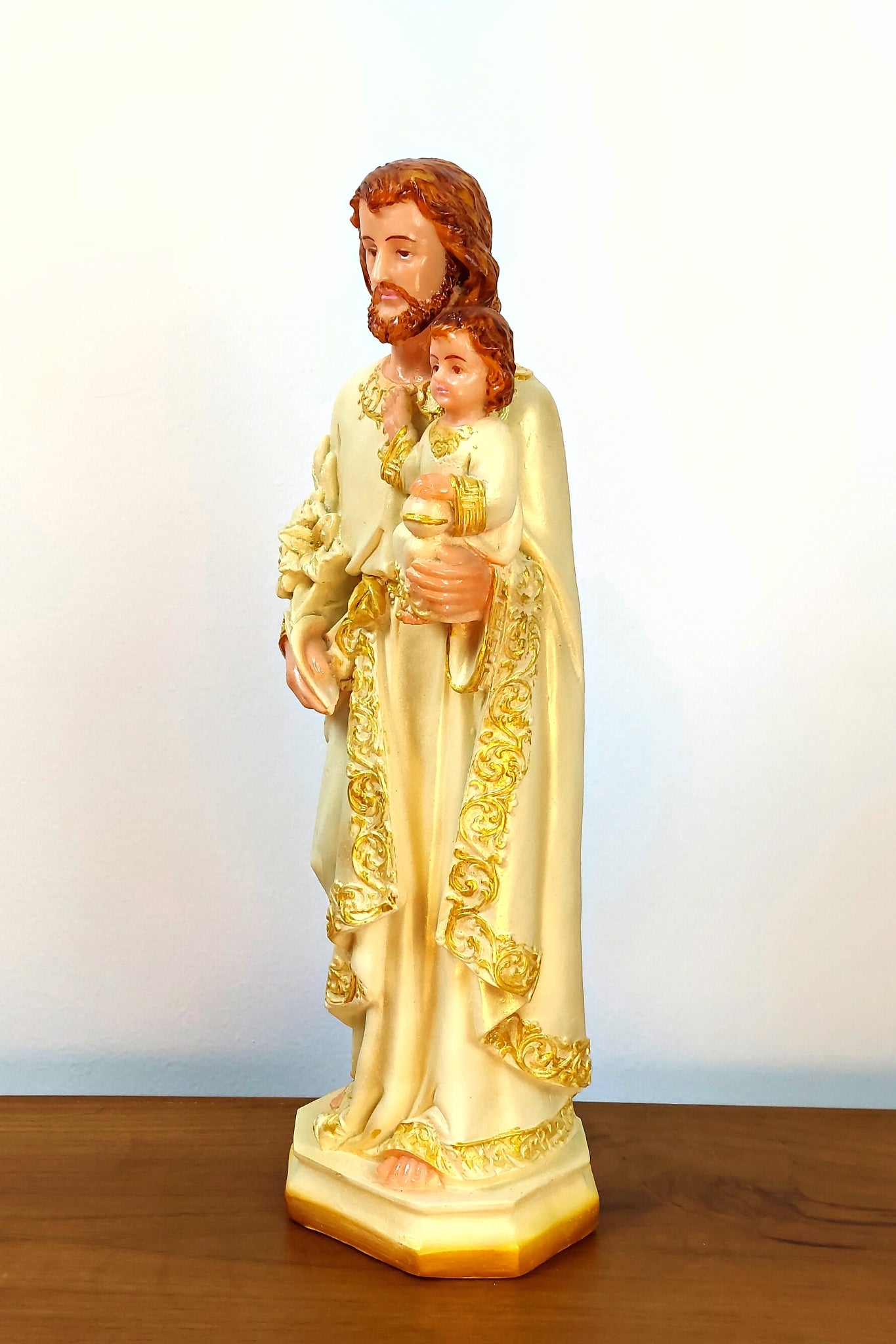 St Joseph 13 Inch Ivory - A Beautiful Symbol of Faith and Protection | Living Words