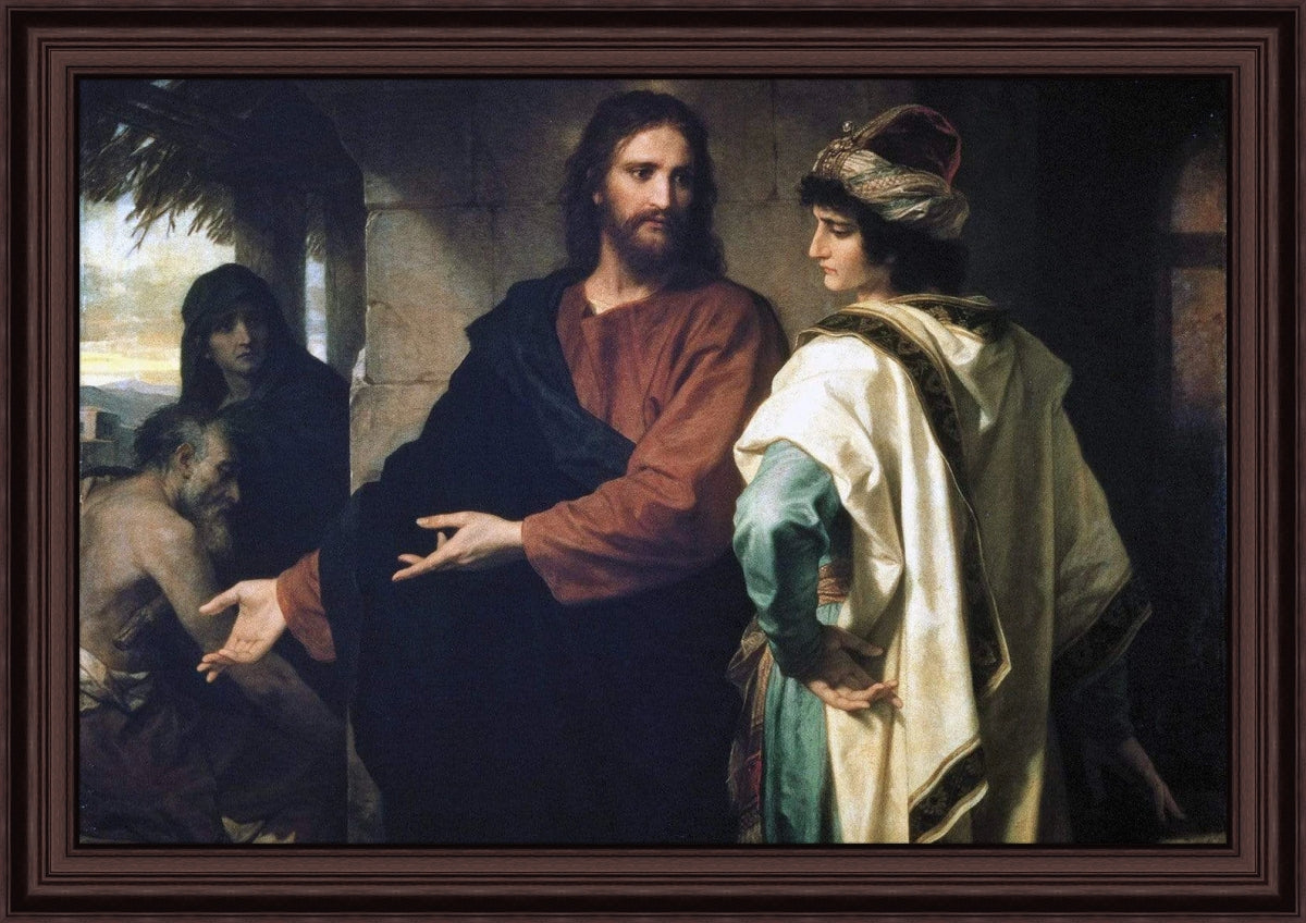 Christ and The Rich Young Ruler - Heinrich Hofmann - SP22