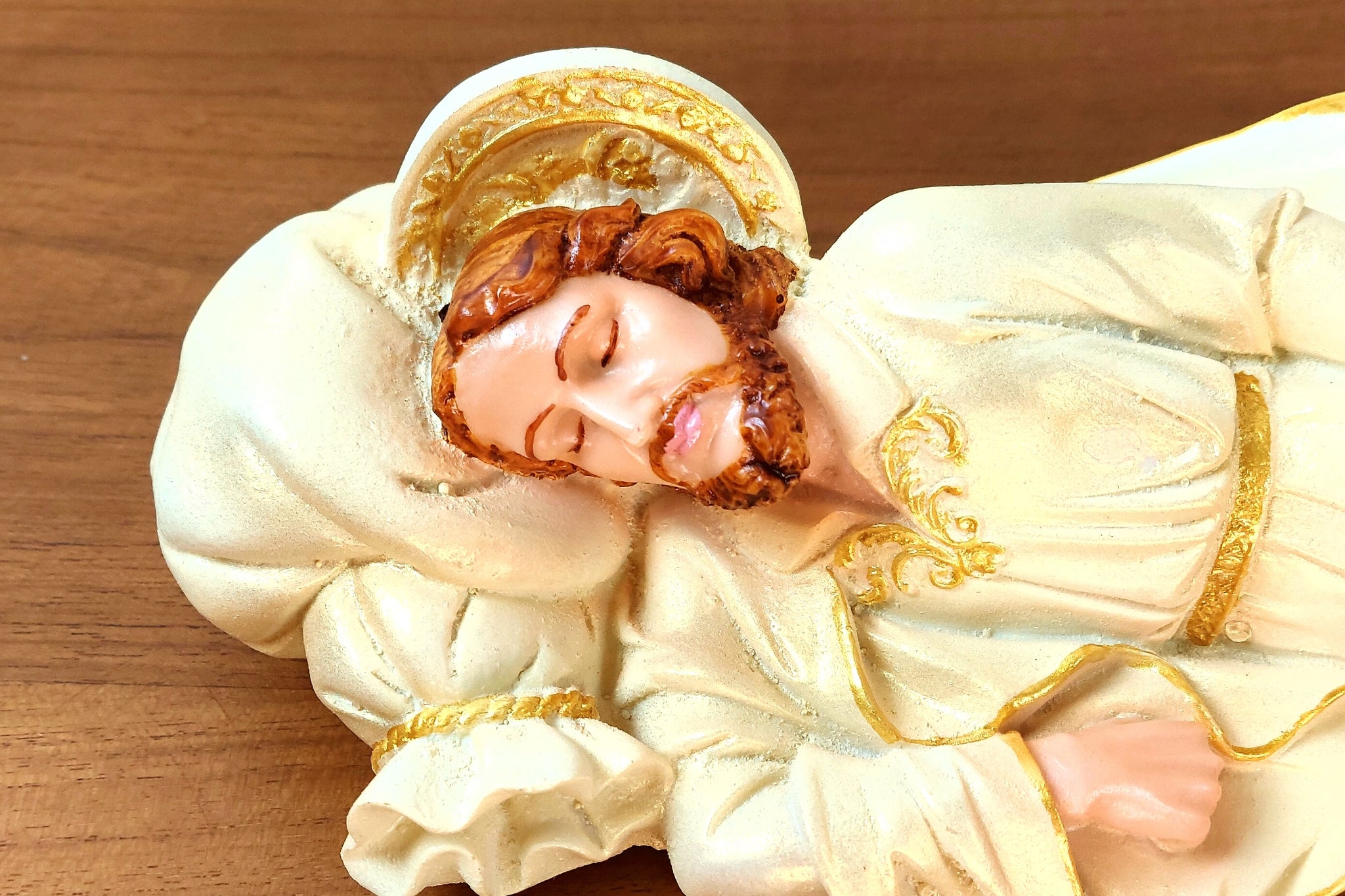 Sleeping St. Joseph 11 Inch Ivory Color | A Peaceful Addition to Your Home | Living Words