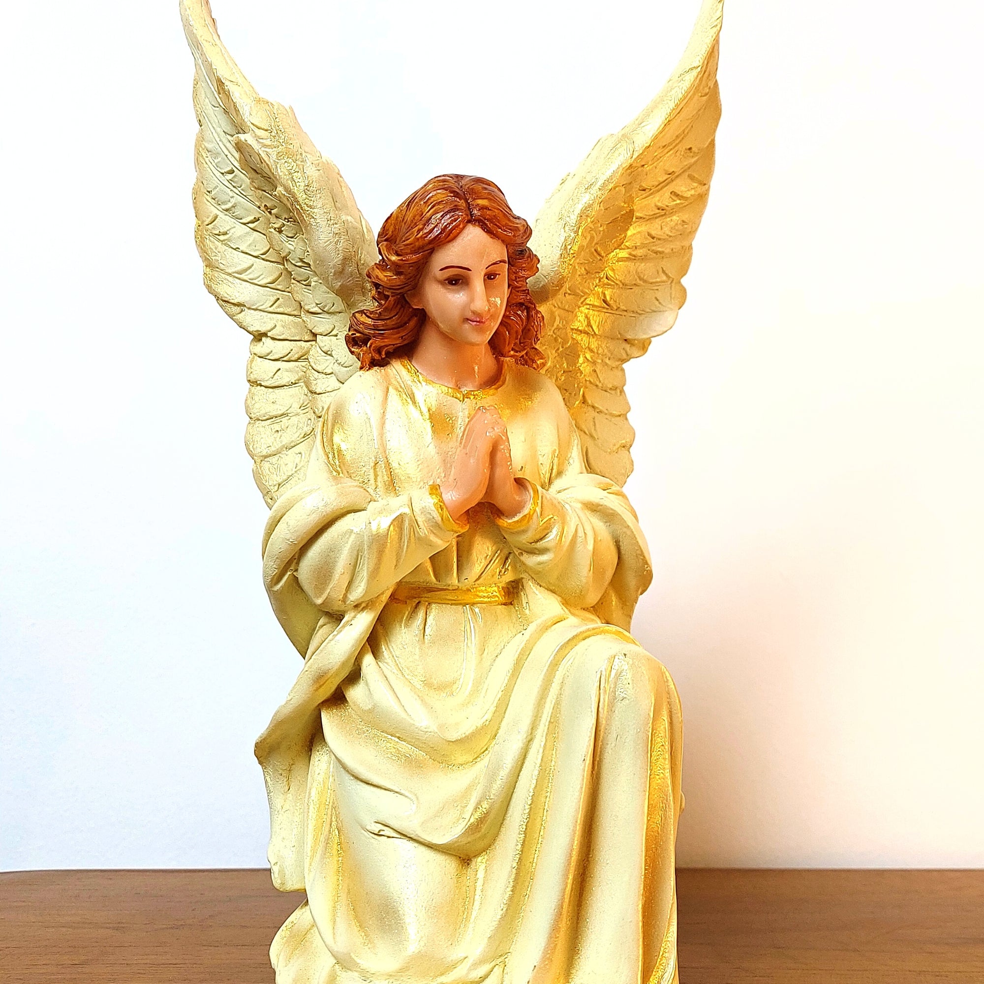 Kneeling Angel 12 Inch - A Heavenly Addition to Your Home | Living Words