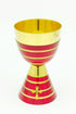 Chalice & Paten Set -Red And Gold- CHN6