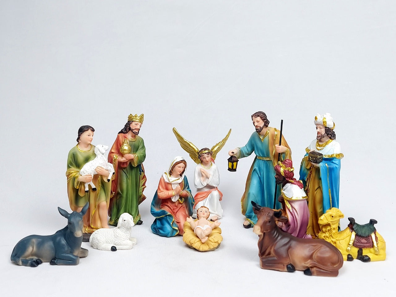 Deluxe Christmas Crib / Nativity Set - 6 Inch - SEB6A