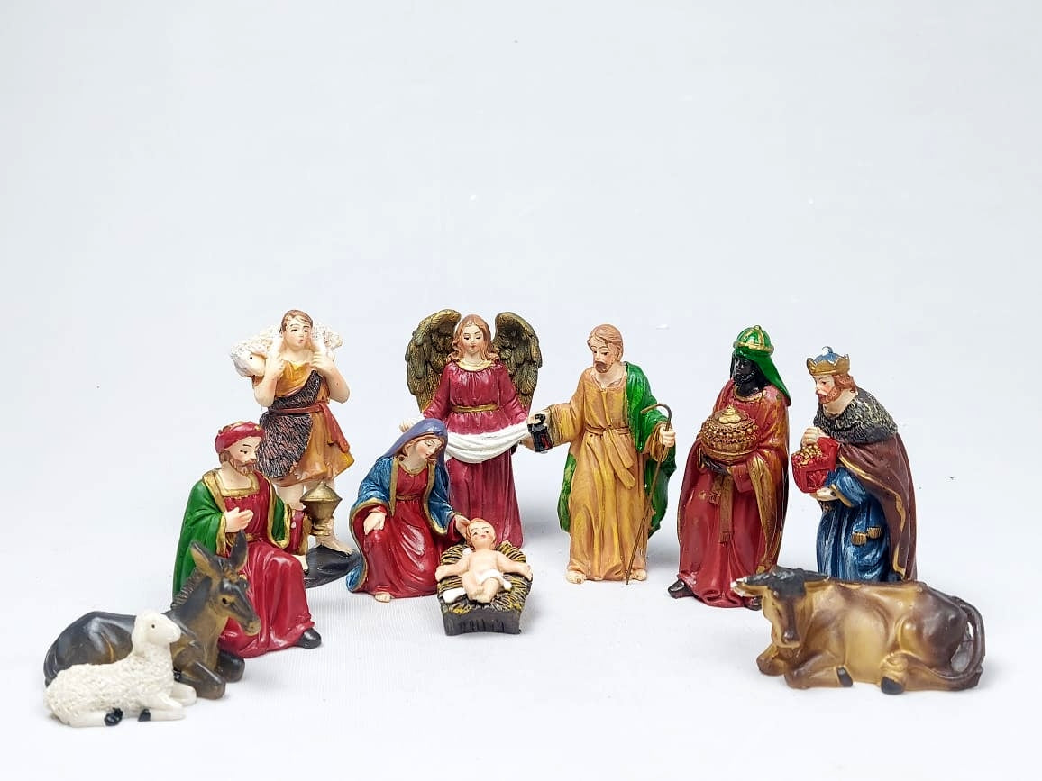 Budget Christmas Crib / Nativity Set - 5 Inch - HPC5A