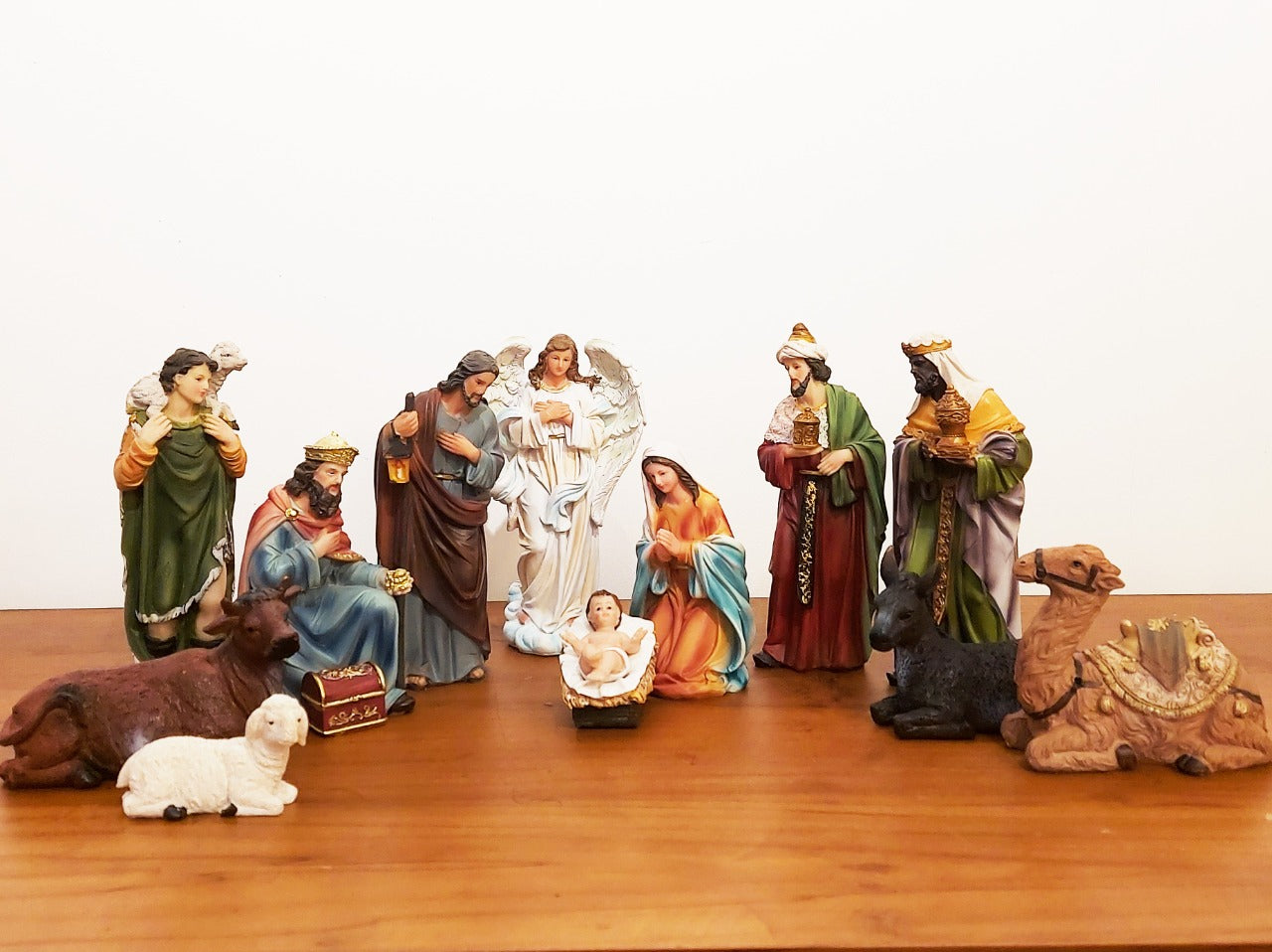 Premium 12 Piece Christmas Crib / Nativity Set - 8 Inch - SPS8C