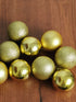 Medium Gold Baubles (24 Nos) | 6cm