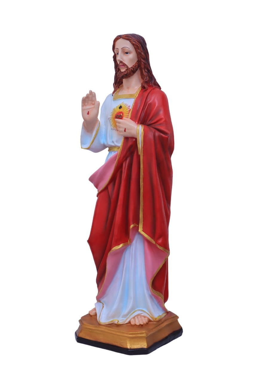 Sacred Heart 26 Inch Statue - Beautiful Religious Home Decor