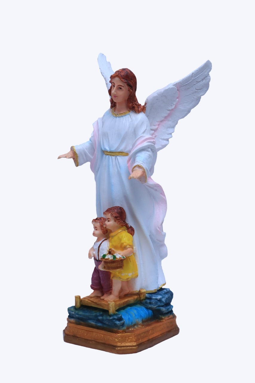 Guardian Angel 12 Inch Statues - Devotional Art for Your Home | Living Words
