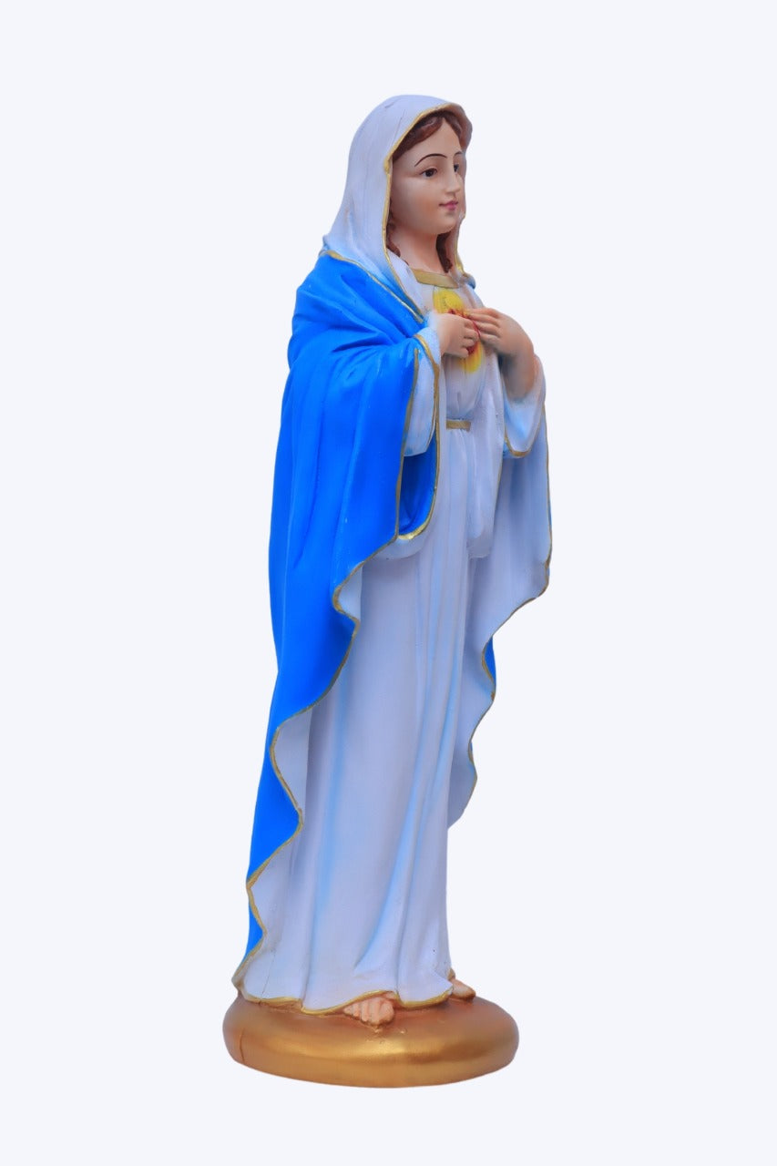Sacred Heart Mary 17 Inch Statues - Devotional Art for Your Home | Living Words