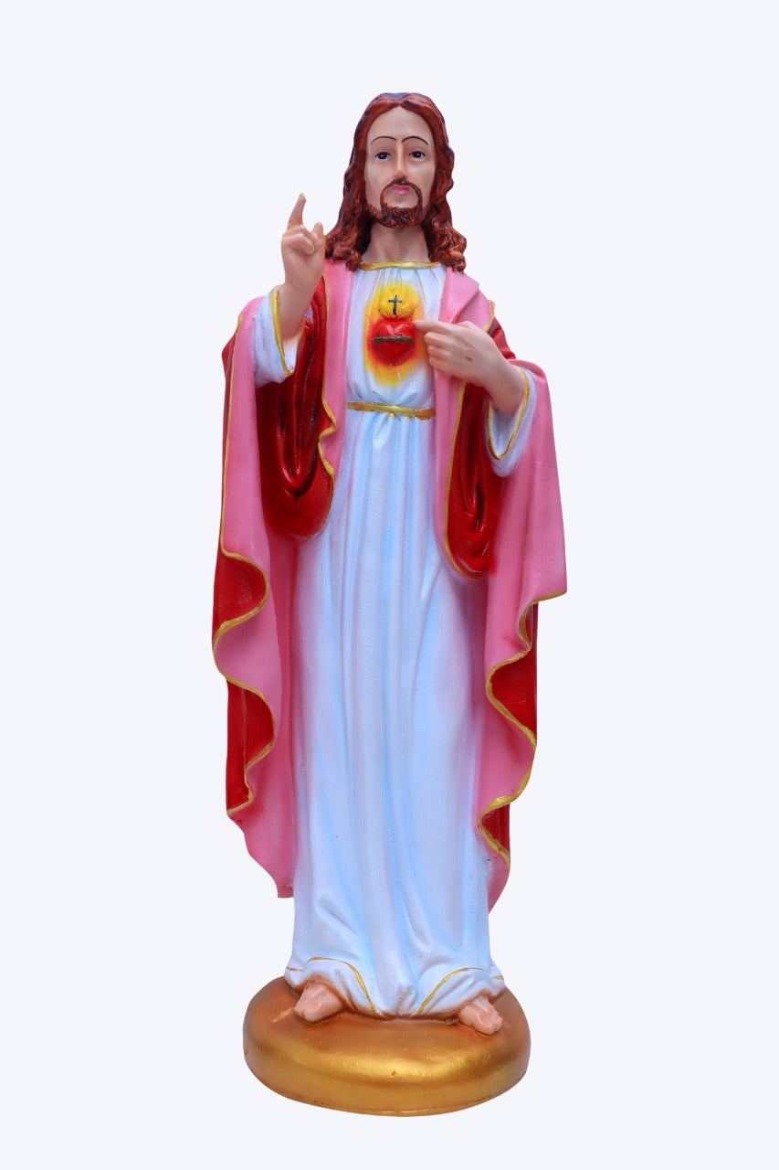Sacred Heart 17 Inch Statues - Devotional Art for Your Home | Living Words