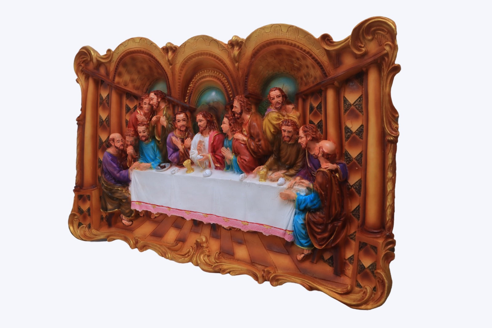 Last Supper 29 Inch - Poly Marble Statue | Living Words