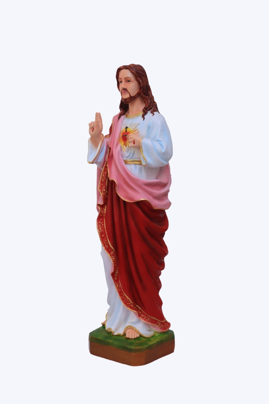 Sacred Heart 24 Inch Poly Marble Statue | Living Words