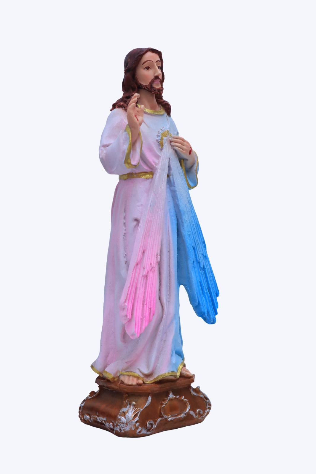 Divine Mercy Statue - 12 Inch | Poly Marble Material | Living Words