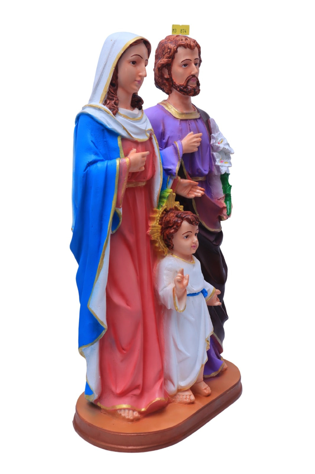  Holy Family Statue - 16 Inch | Poly Marble Material | Living Words