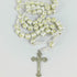 6mm Cross Beads Thread Rosary with Metal Crucifix-Gold-R108