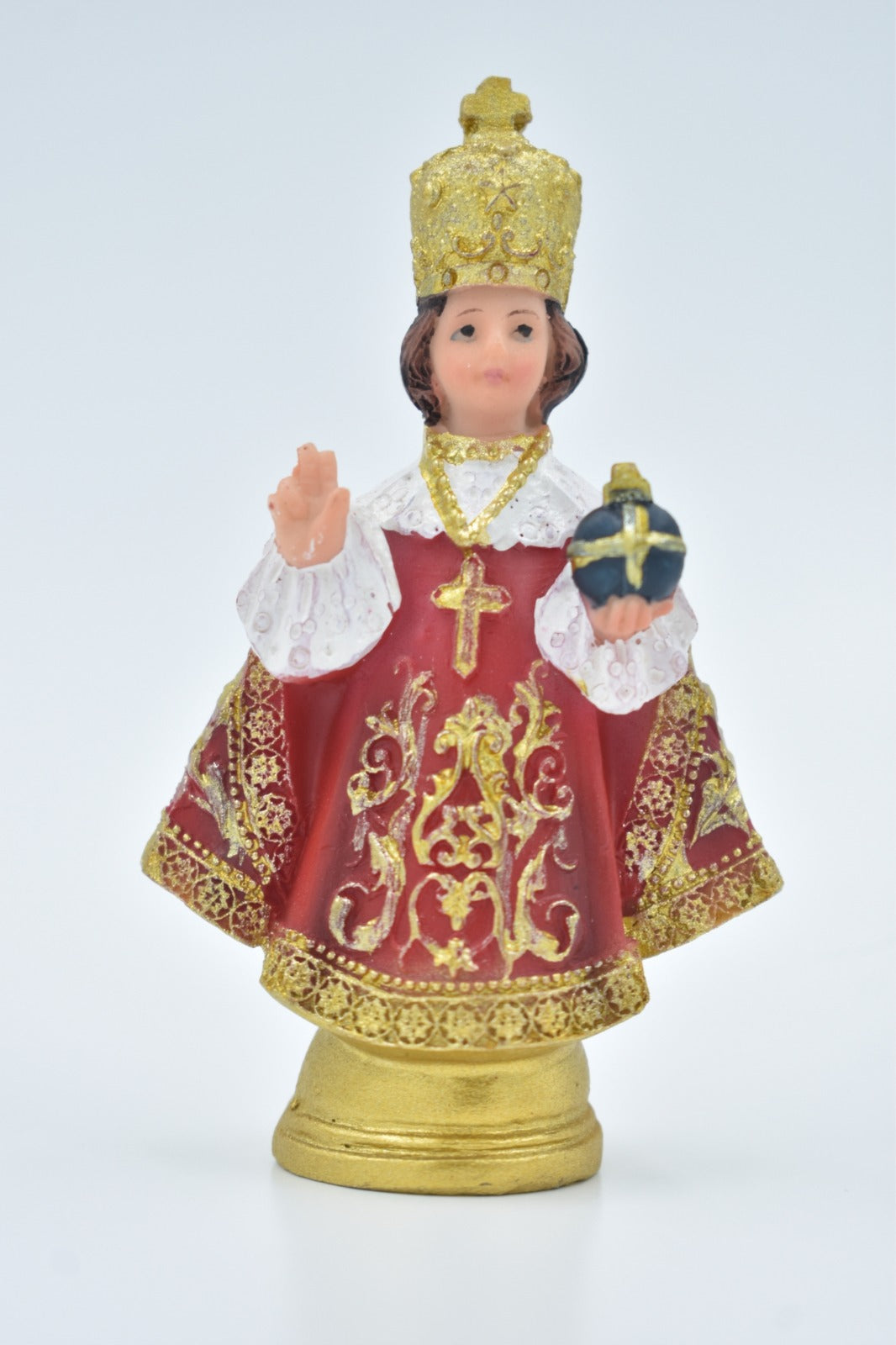 3.5 Inch Infant Jesus Statue - Handcrafted with Love and Devotion
