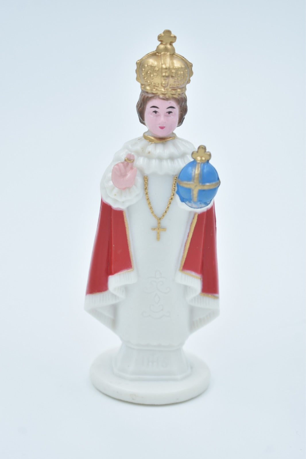 Infant Jesus 3 Inch Car Statue - Handcrafted to Bless and Protect Your Journeys