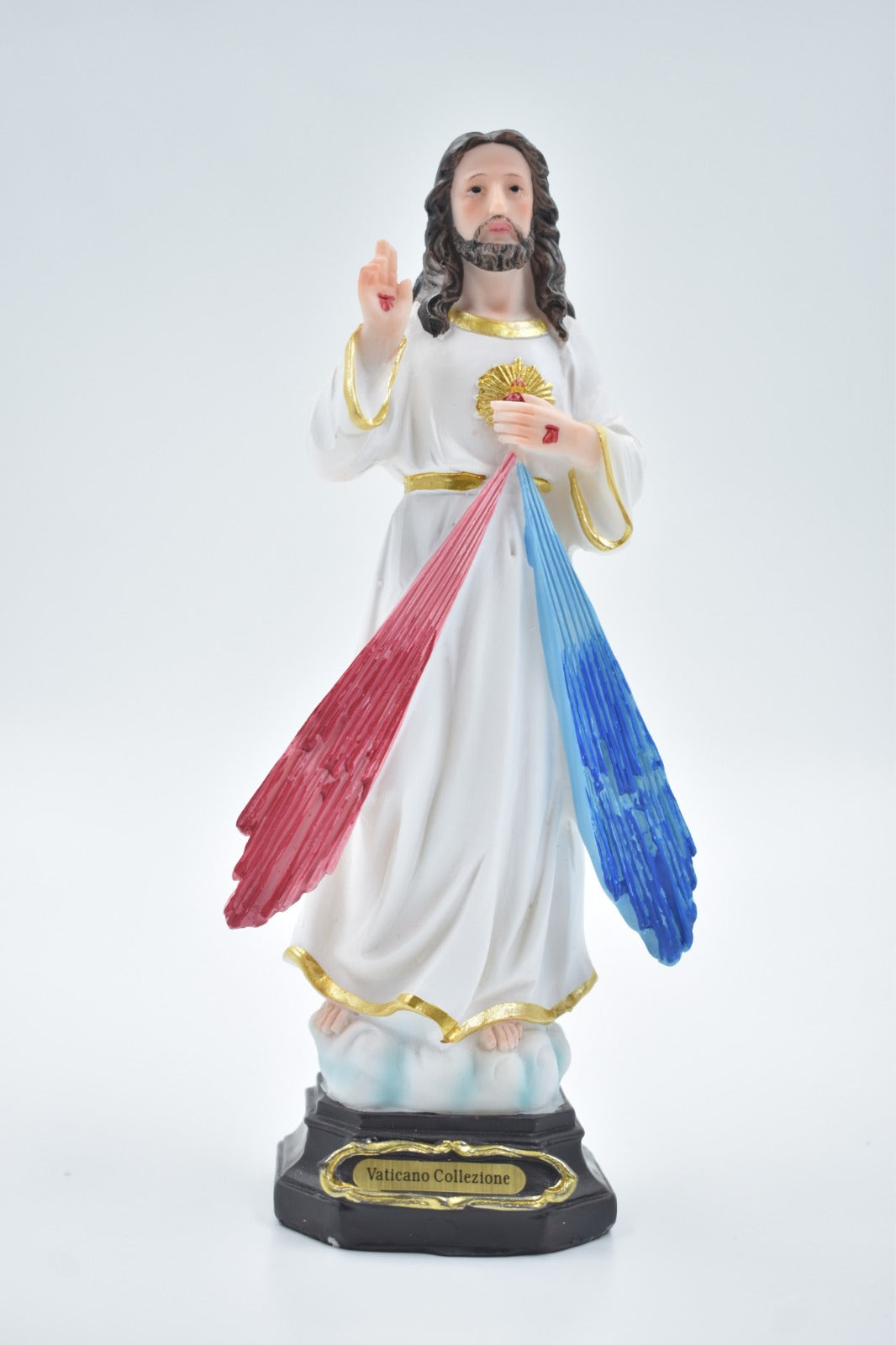 Divine Mercy 8 Inch Statue - Handcrafted Religious Art