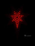 AStar Four Layer Red LED Star