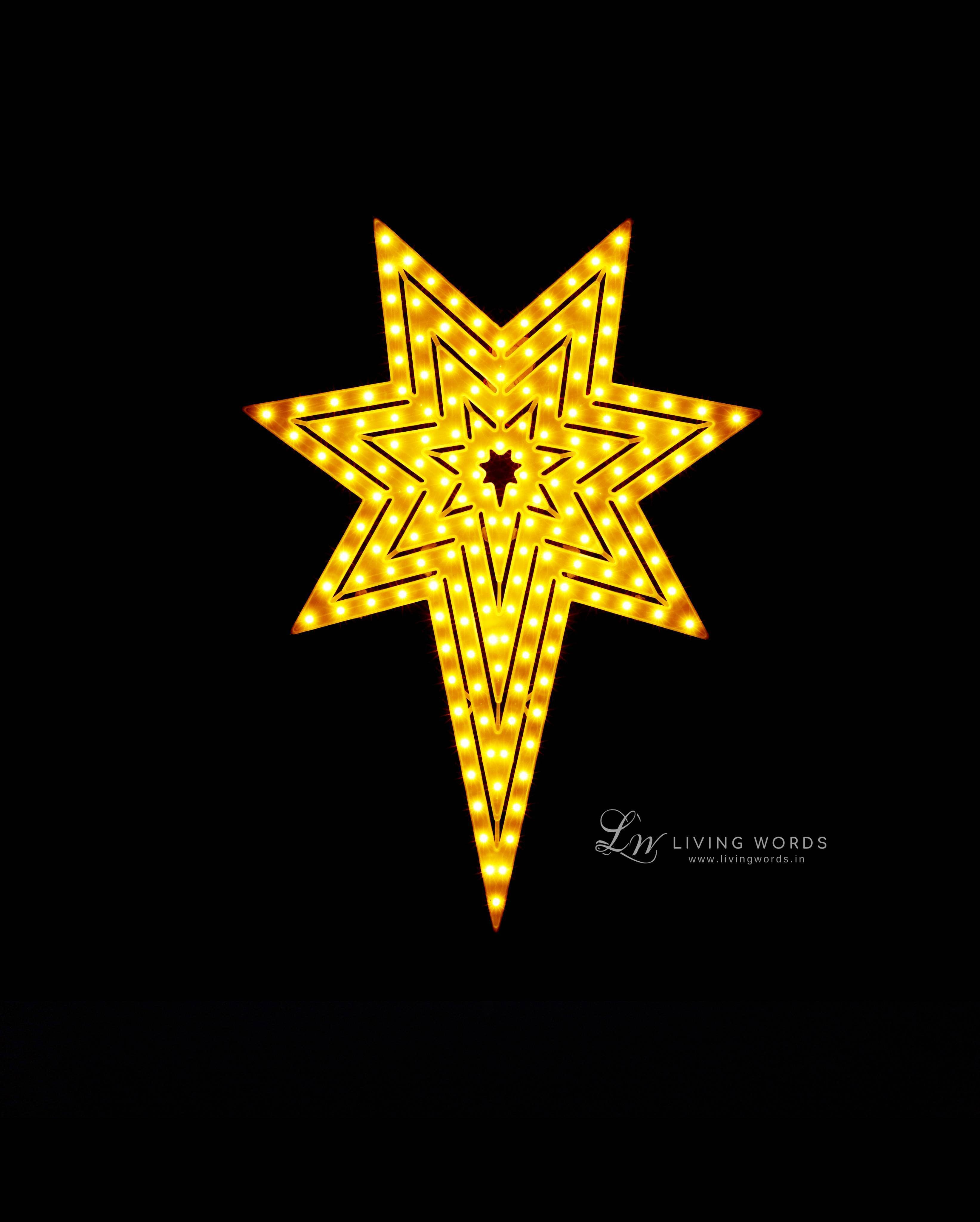 AStar Large-sized 4 Layer Warm LED Star