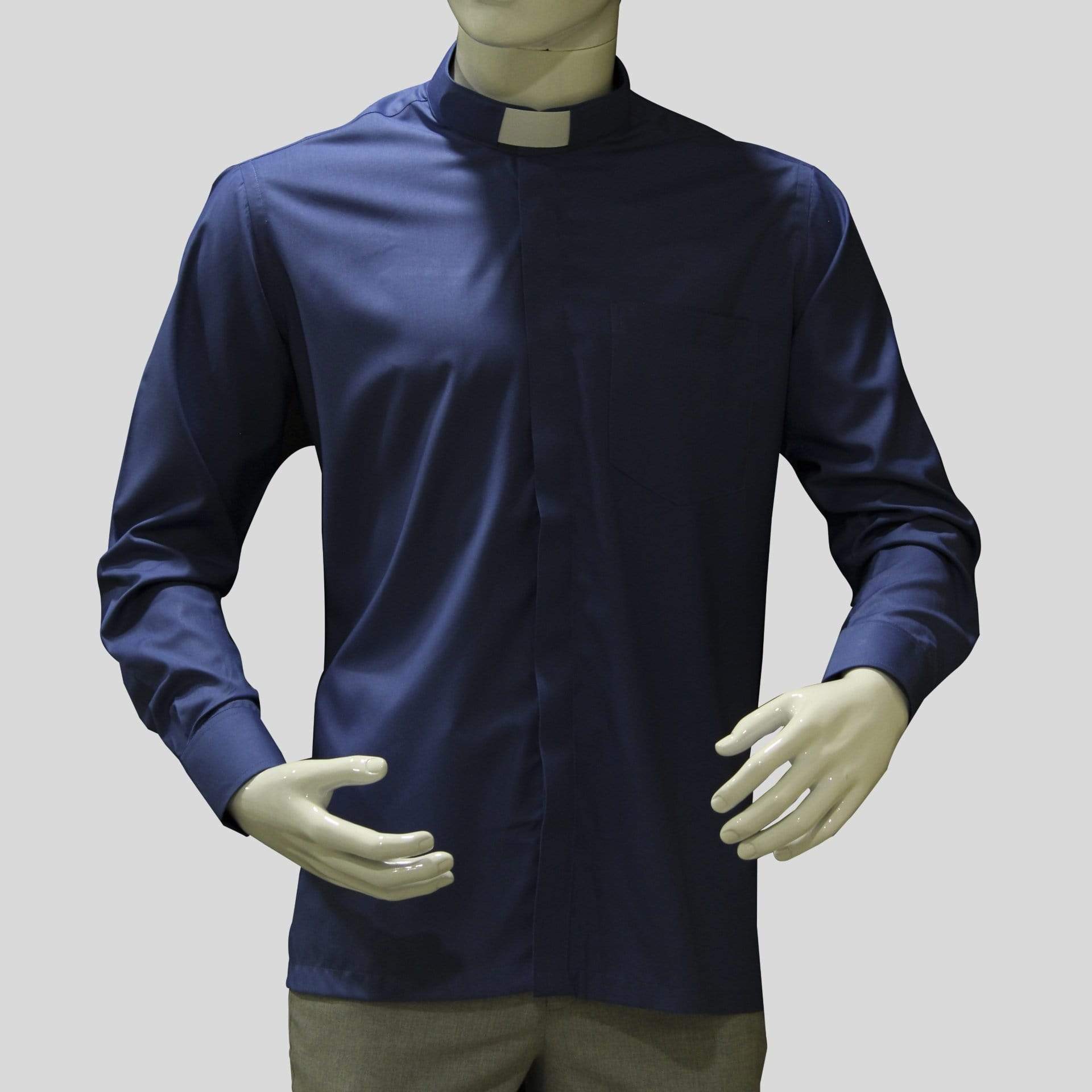 Living Words 36 / Normal / Dark Blue Clergy Shirts