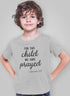Living Words Boy Round neck Tshirt 0-11M / Grey For this Child we have prayed