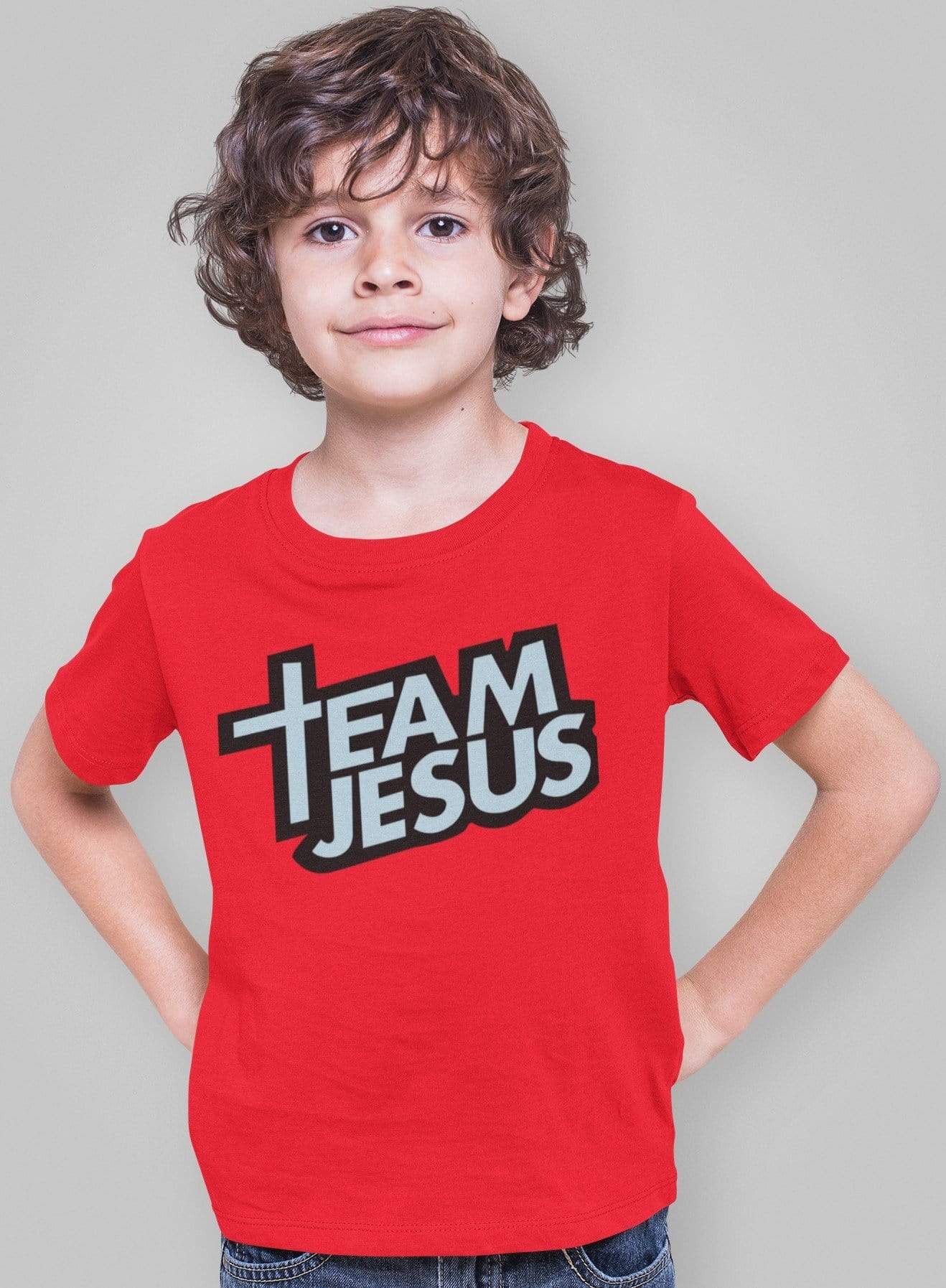 Living Words Boy Round neck Tshirt 0-11M / Red Team Jesus