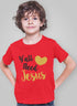 Living Words Boy Round neck Tshirt 0-11M / Red Y'all need Jesus