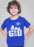 Living Words Boy Round neck Tshirt 0-11M / Royal Blue God is good all the time