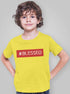 Living Words Boy Round neck Tshirt 0-11M / Yellow Blessed